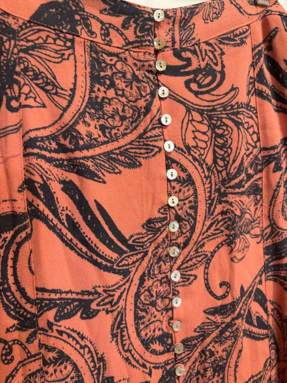 Free People women’s 6 Maxi Skirt, bohemian, festival, hippie, western, earthy - Picture 3 of 12